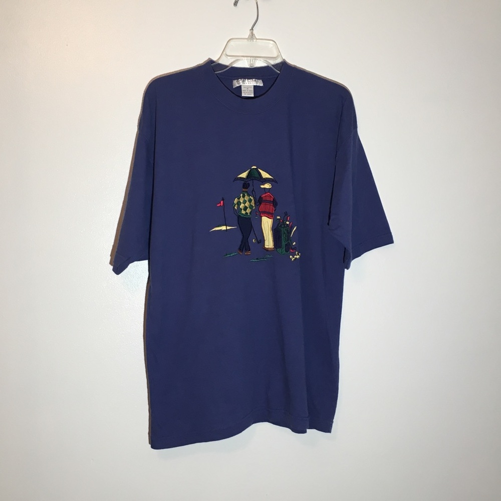 Great Lakes Recreation Blue Golf graphic  Tee - M